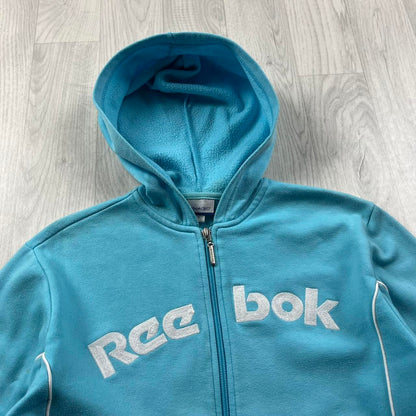 VINTAGE Y2K REEBOK ZIP HOODIE BLUE