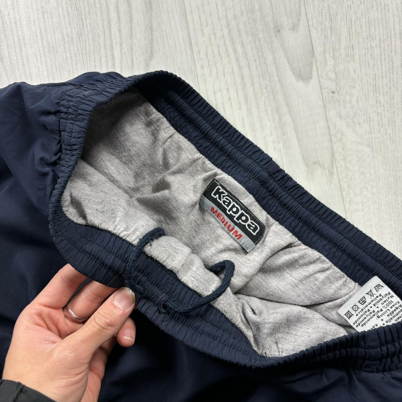 VINTAGE Y2K KAPPA BAGGY TRACKSUIT BOTTOMS NAVY