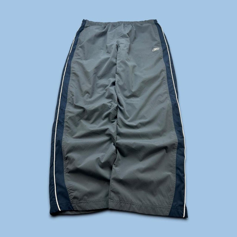 VINTAGE Y2K REEBOK BAGGY TRACKSUIT BOTTOMS GREY