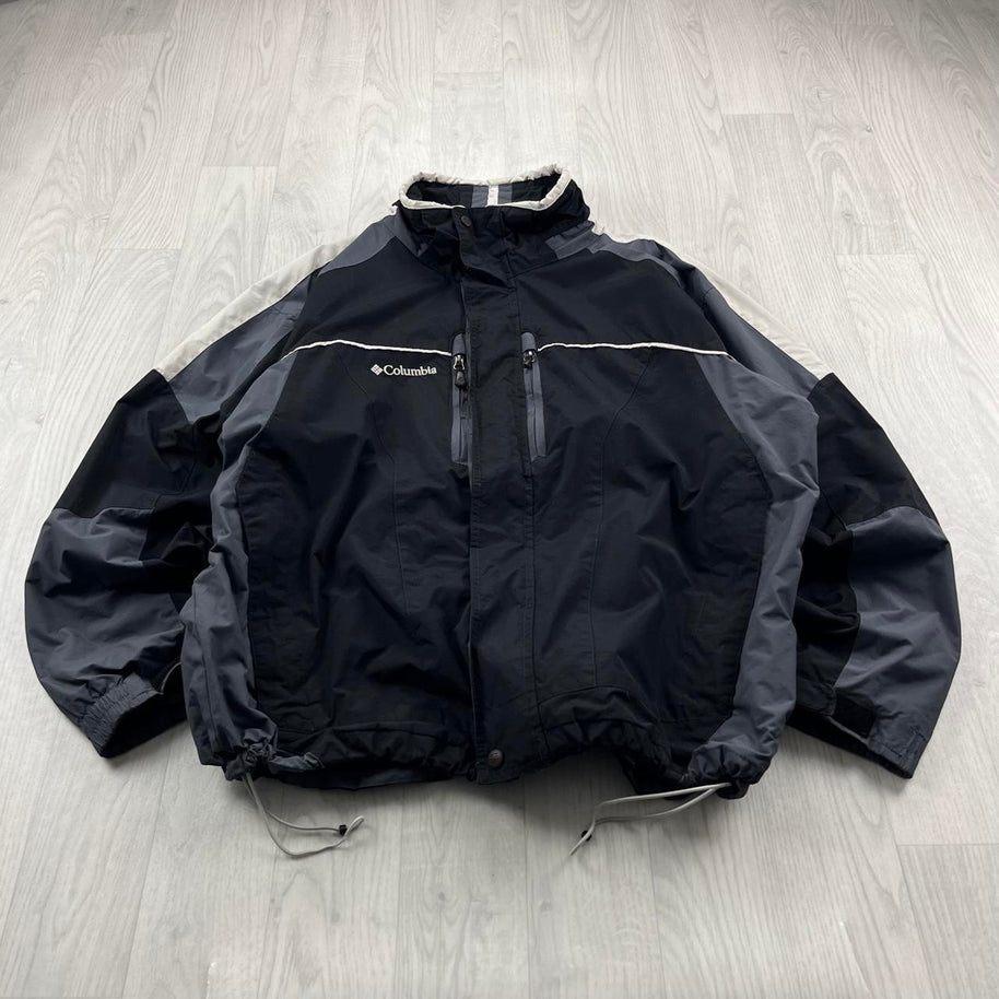VINTAGE Y2K COLUMBIA TECHNICAL SKI JACKET BLACK