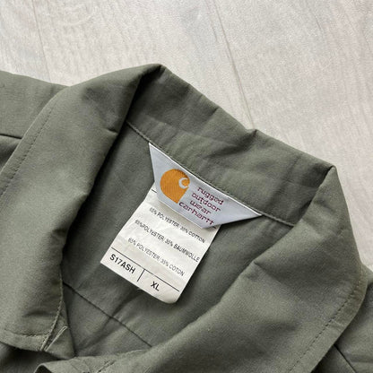 CARHARTT UTILITY SHORT SLEEVE SHIRT KHAKI