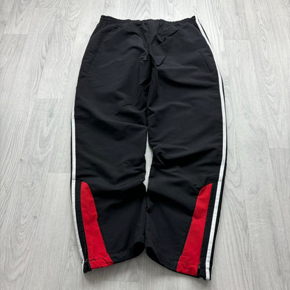 VINTAGE Y2K ADIDAS BAGGY TRACKSUIT BOTTOMS BLACK