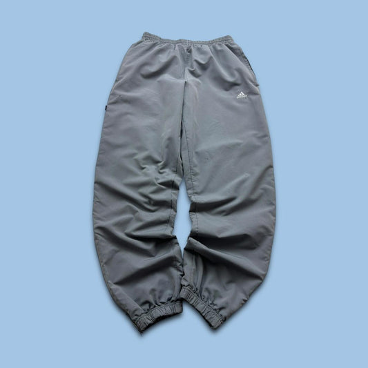 VINTAGE Y2K ADIDAS BAGGY TRACKSUIT BOTTOMS GREY