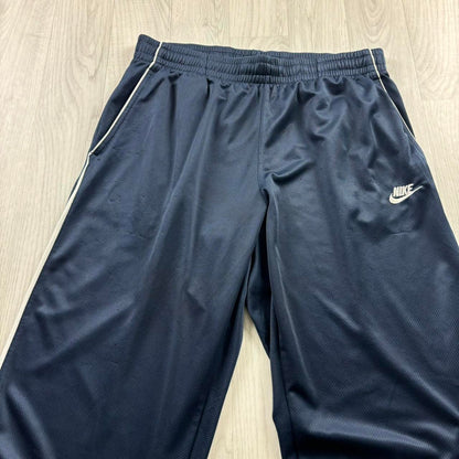 VINTAGE Y2K NIKE BAGGY TRACKSUIT BOTTOMS NAVY