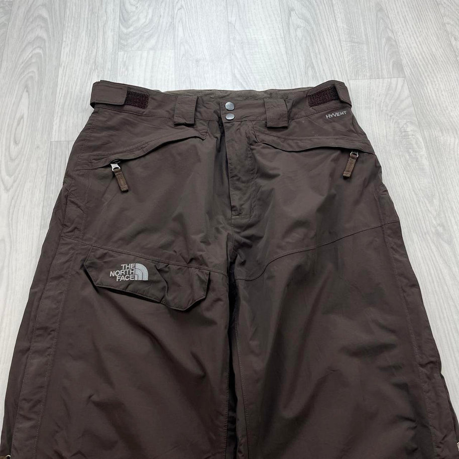 VINTAGE Y2K THE NORTH FACE BAGGY SKI PANTS SALOPETTES BROWN