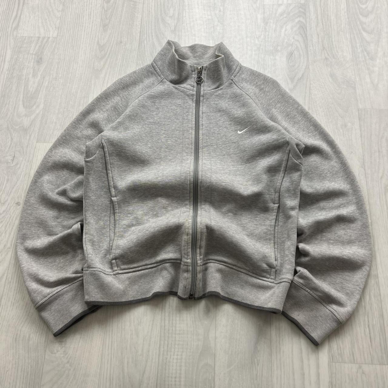 VINTAGE Y2K NIKE ZIP SWEATSHIRT GREY