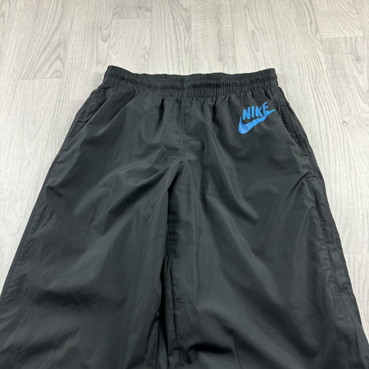 VINTAGE Y2K NIKE BAGGY TRACKSUIT BOTTOMS CHARCOAL GREY