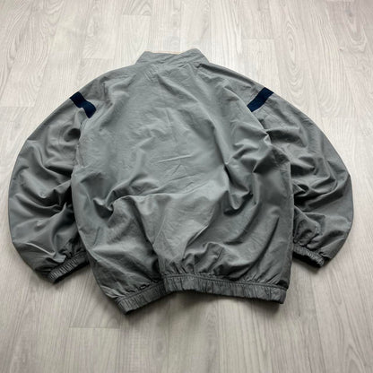 VINTAGE Y2K REEBOK WINDBREAKER TRACKSUIT JACKET GREY