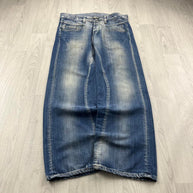 VINTAGE Y2K G STAR BAGGY JEANS BLUE