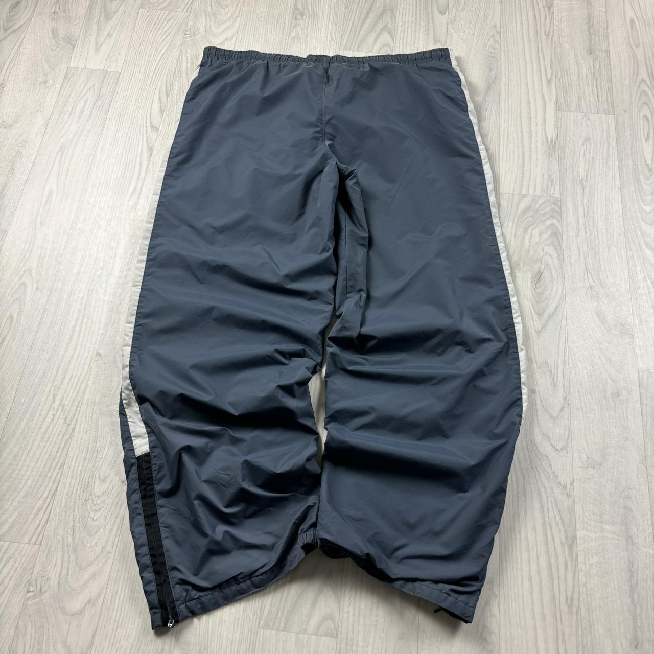VINTAGE Y2K NIKE BAGGY TRACKSUIT BOTTOMS NAVY BLUE
