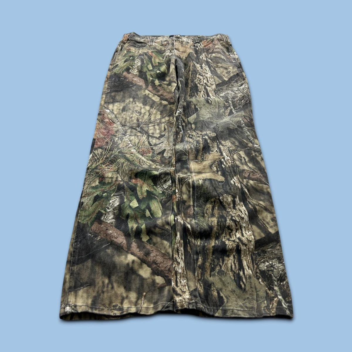 VINTAGE MOSSY OAK BAGGY CAMO TROUSERS