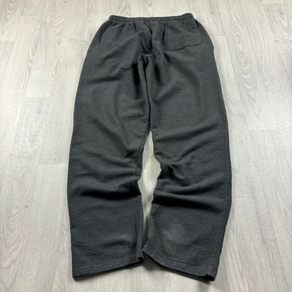 VINTAGE 00s CHAMPION BAGGY COTTON SWEATPANTS CHARCOAL GREY