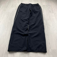 VINTAGE Y2K NIKW LOW RISE BAGGY TRACKSUIT BOTTOMS BLACK