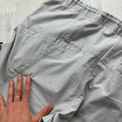 VINTAGE Y2K NIKE AIR TECHNICAL BAGGY TRACKSUIT BOTTOMS GREY