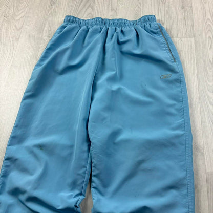 VINTAGE Y2K REEBOK BAGGY TRACKSUIT BOTTOMS BABY BLUE