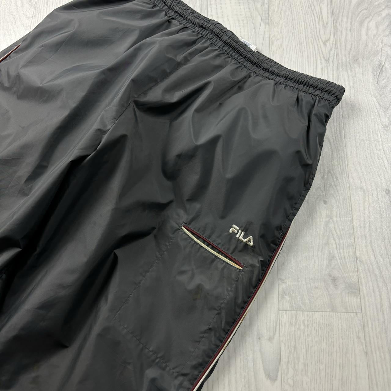 VINTAGE Y2K FILA BAGGY TRACKSUIT BOTTOMS GREY