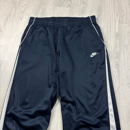VINTAGE Y2K NIKE LOW RISE TRACKSUIT BOTTOMS NAVY