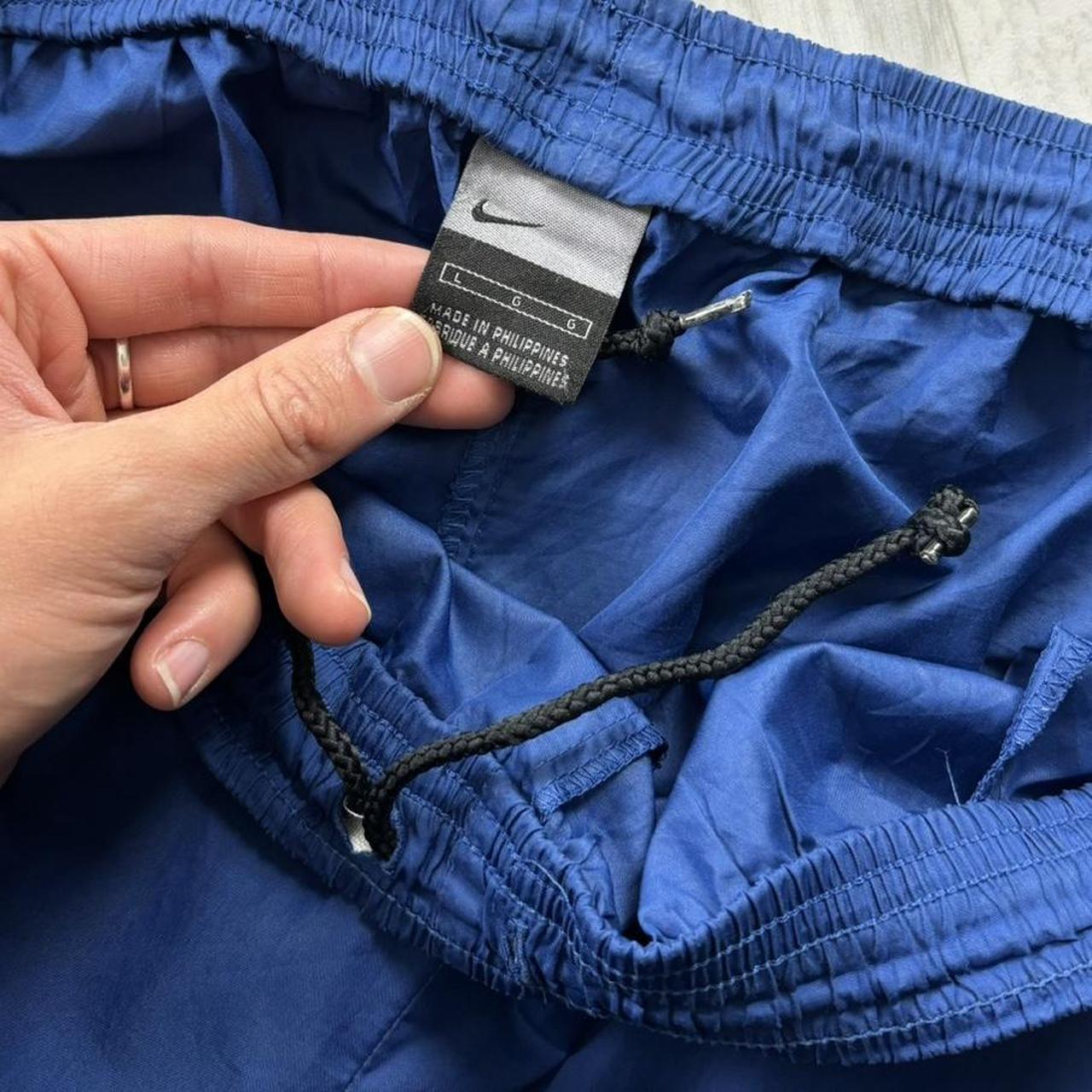 VINTAGE Y2K NIKE BAGGY TRACKSUIT BOTTOMS BLUE