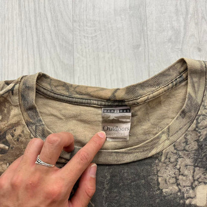 VINTAGE Y2K JERZEES REALTREE LONG SLEEVE T SHIRT CAMO