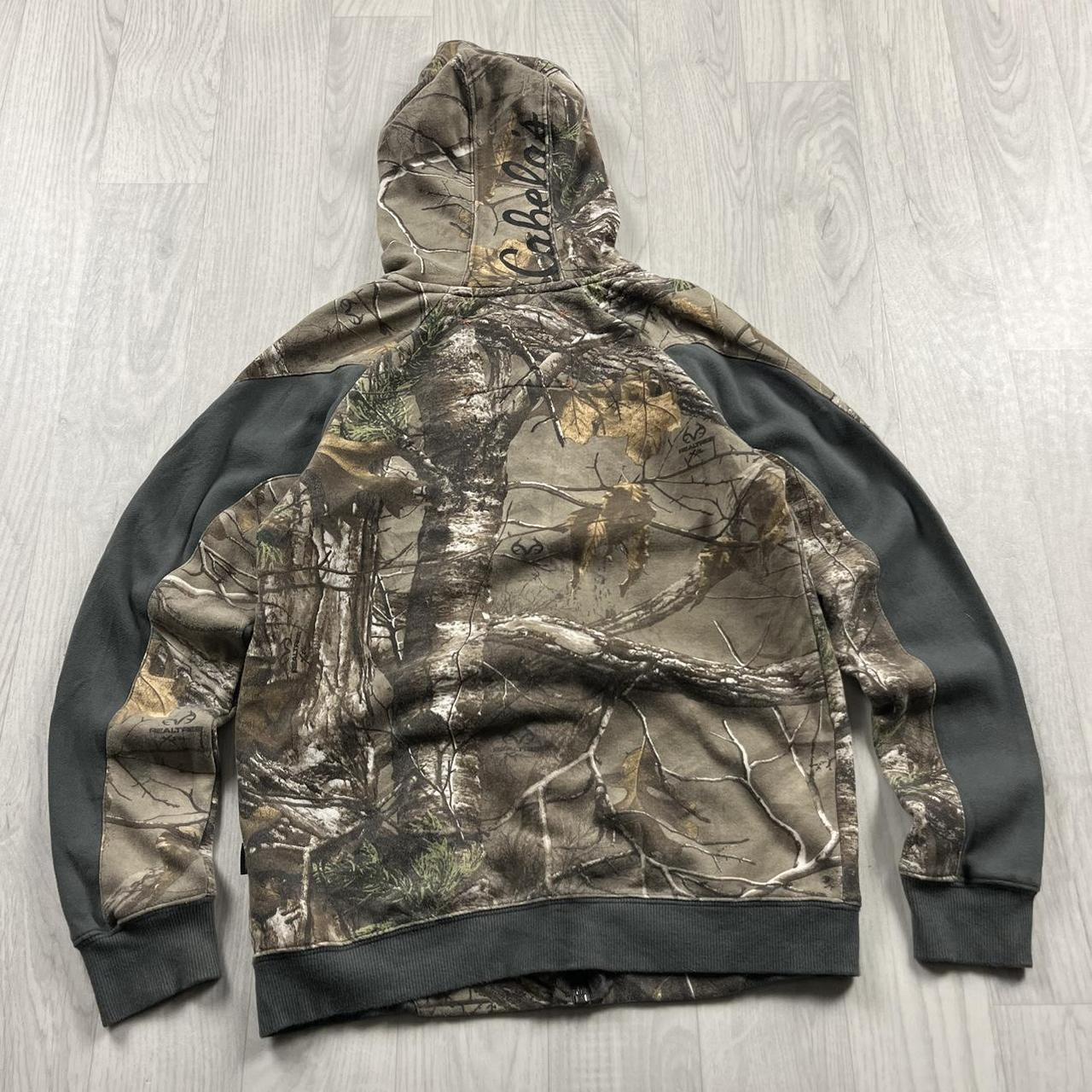 VINTAGE CABELAS REALTREE ZIP HOODIE CAMO