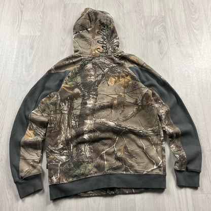 VINTAGE CABELAS REALTREE ZIP HOODIE CAMO