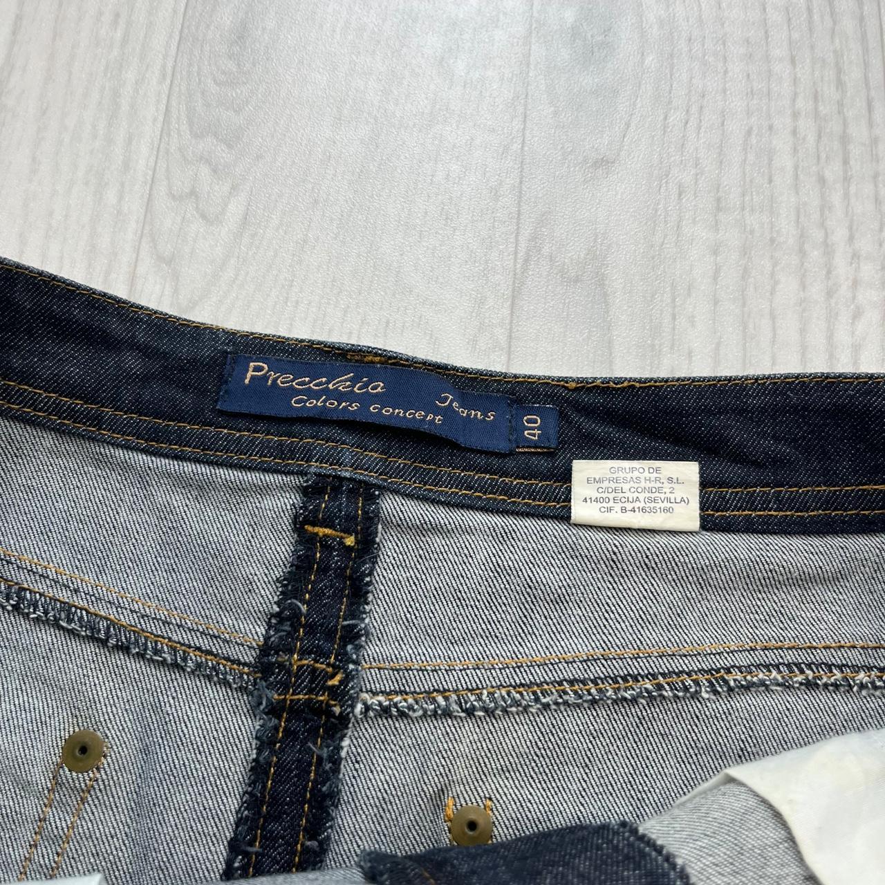VINTAGE Y2K DENIM MIDI SKIRT NAVY BLUE