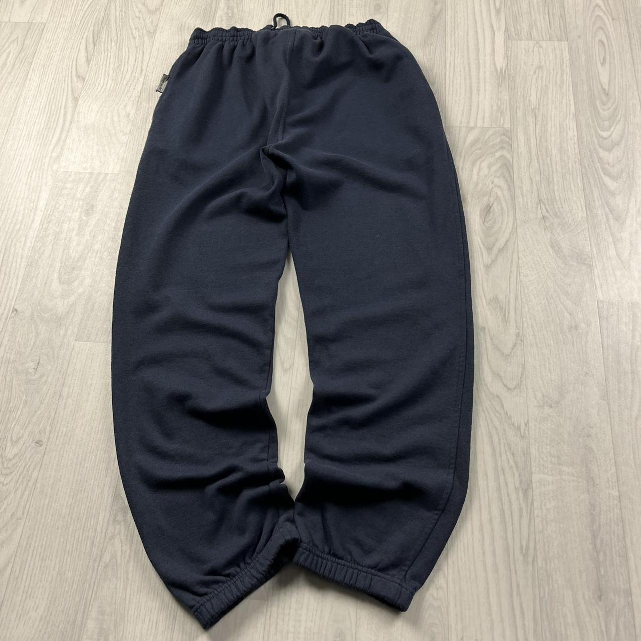 VINTAGE REEBOK BAGGY COTTON SWEATPANTS NAVY