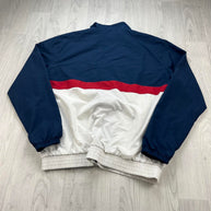 VINTAGE Y2K NIKE WINDBREAKER TRACK JACKET WHITE / NAVY