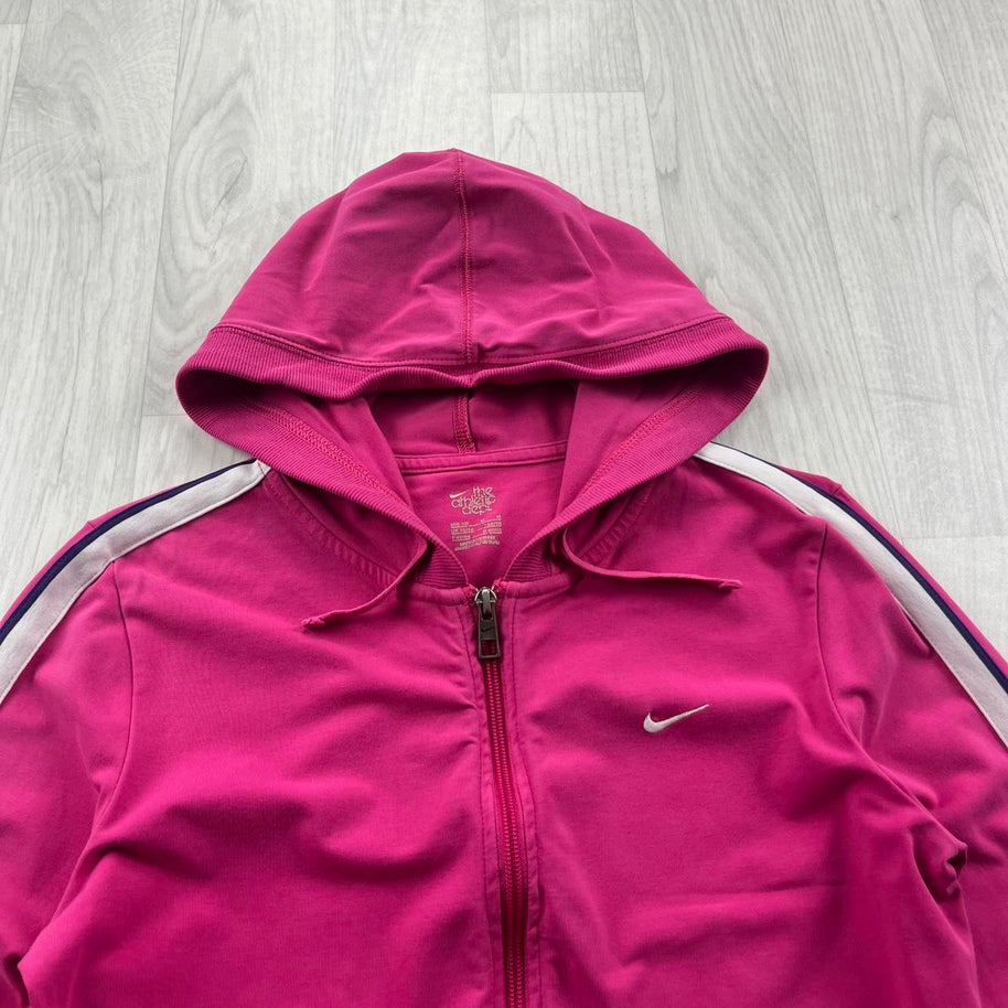 VINTAGE Y2K NIKE ZIP UP HOODIE PINK