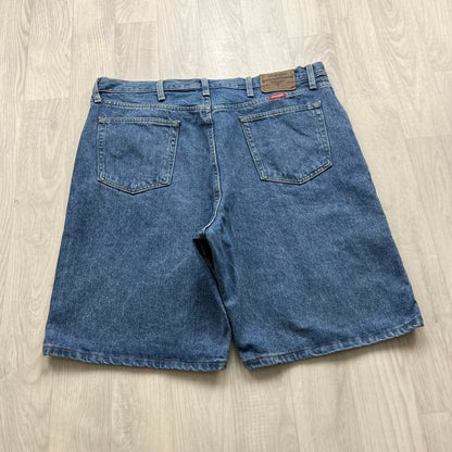 VINTAGE 00s WRANGLER BAGGY LOOSE JORTS BLUE