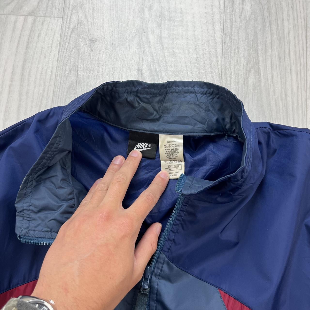 VINTAGE 90s NIKE WINDBREAKER SHELL JACKET BLUE