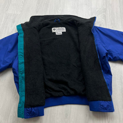 VINTAGE 00s COLUMBIA BOMBER SKI JACKET BLUE