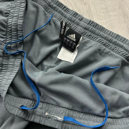 VINTAGE Y2K ADIDAS BAGGY TRACKSUIT BOTTOMS GREY