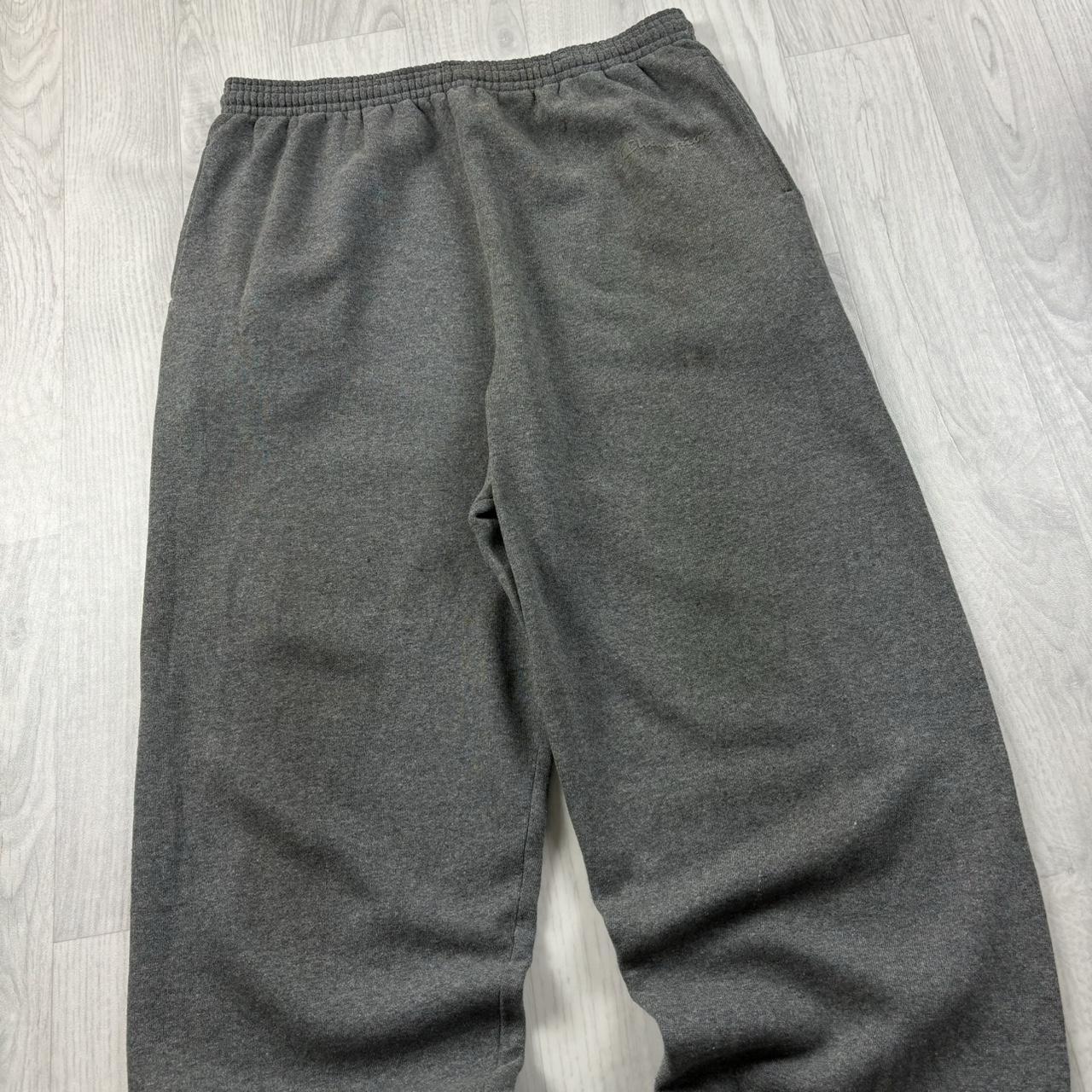 VINTAGE 00s CHAMPION BAGGY COTTON SWEATPANTS GREY
