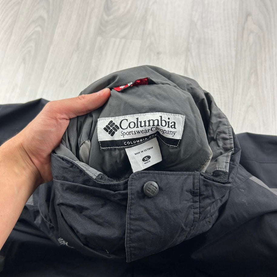 VINTAGE Y2K COLUMBIA TECHNICAL UTILITY JACKET BLACK