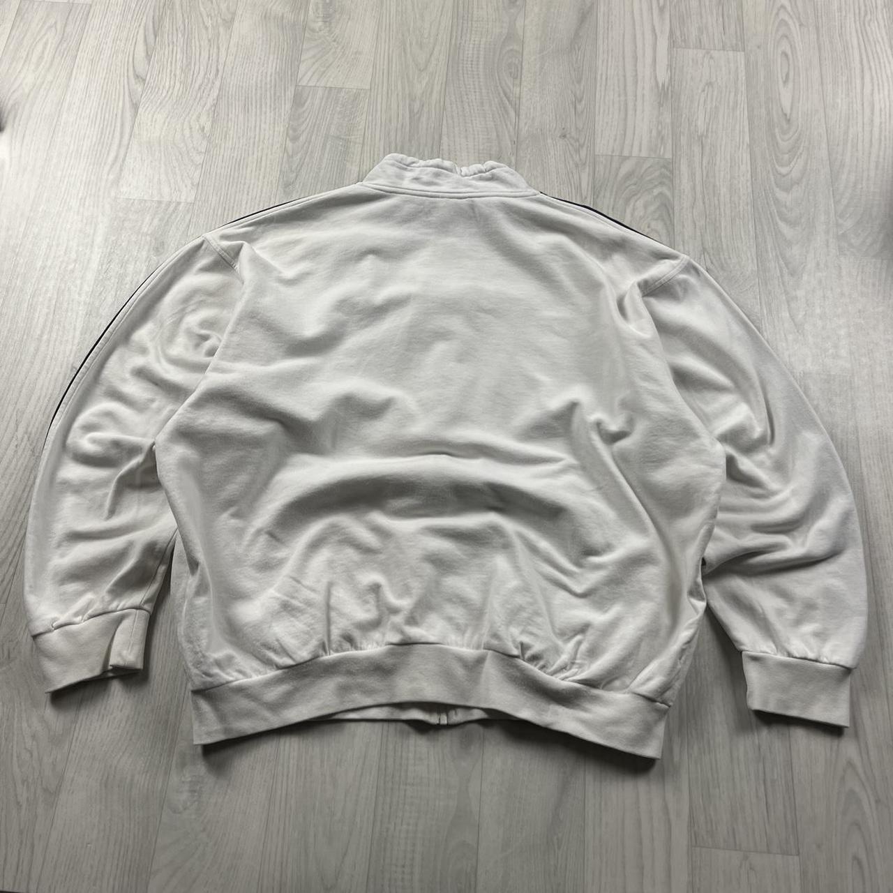 VINTAGE Y2K LACOSTE TENNIS SWEATSHIRT WHITE