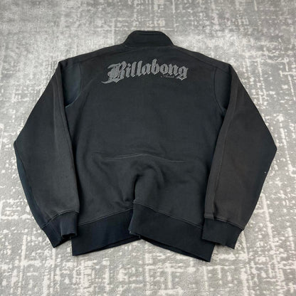 VINTAGE Y2K BILLABONG BOXY ZIP UP SWEATSHIRT BLACK