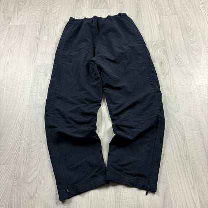 VINTAGE Y2K ADIDAS BAGGY TRACKSUIT BOTTOMS NAVY