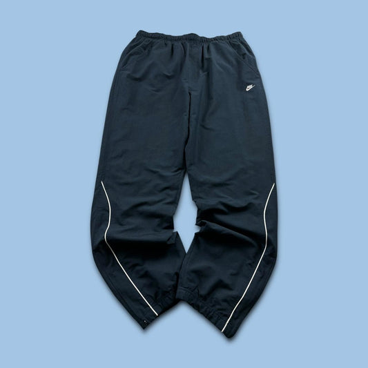 VINTAGE Y2K NIKE BAGGY TRACKSUIT BOTTOMS NAVY