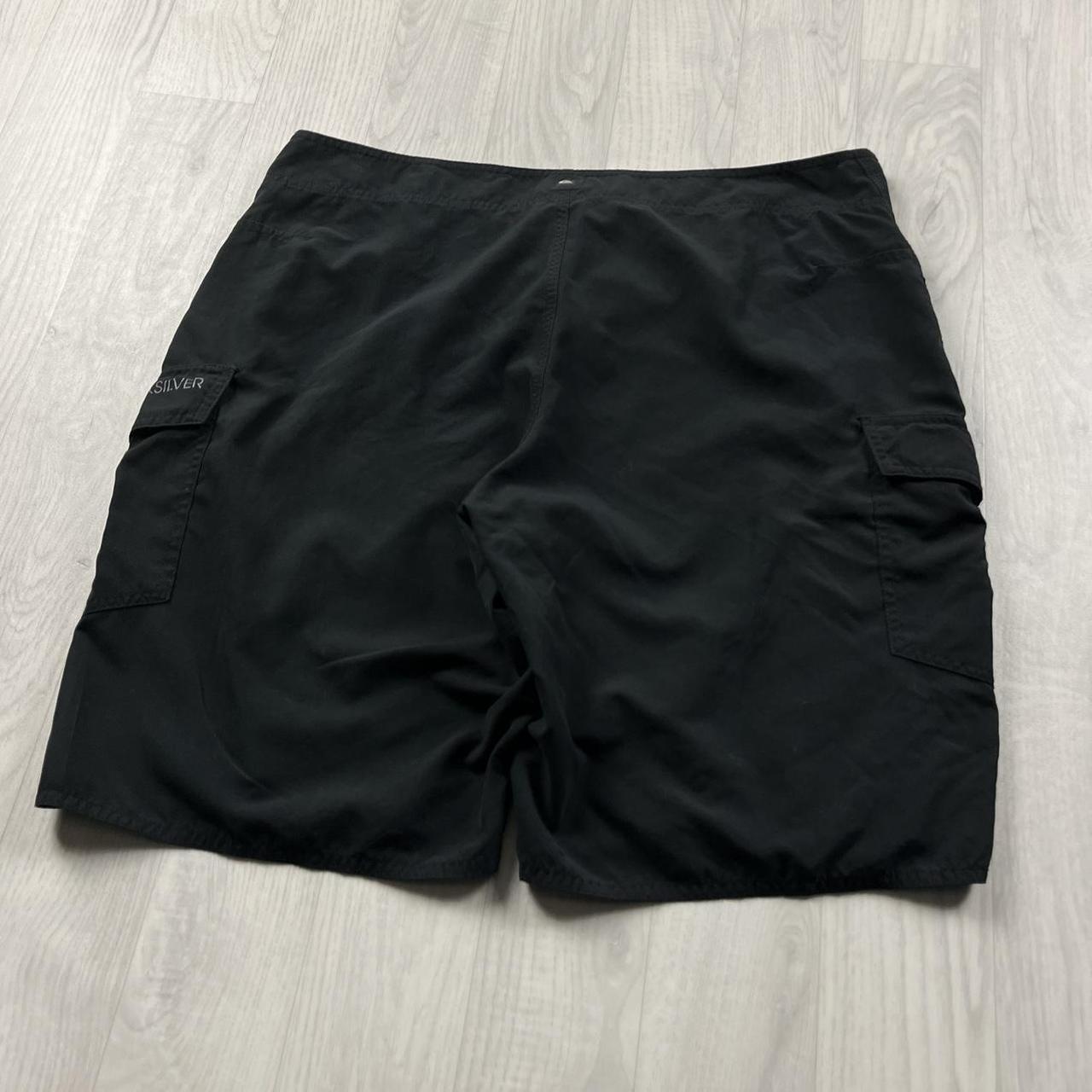 VINTAGE Y2K QUIKSILVER BAGGY LOOSE BOARD SURF SHORTS BLACK