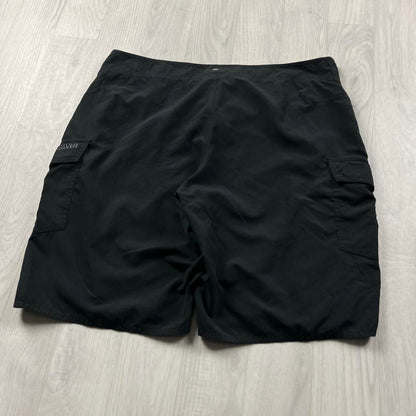 VINTAGE Y2K QUIKSILVER BAGGY LOOSE BOARD SURF SHORTS BLACK