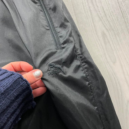 VINTAGE Y2K PUMA BAGGY TRACKSUIT BOTTOMS BLACK