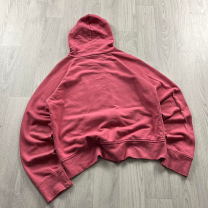 VINTAGE Y2K FCUK SPELL OUT ZIP UP HOODIE PINK