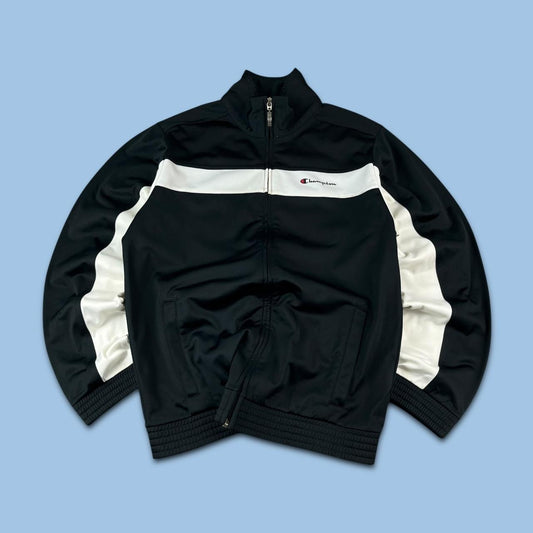 VINTAGE Y2K CHAMPION TRACKSUIT JACKET BLACK