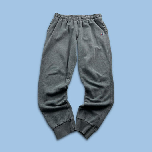 VINTAGE 00s CHAMPION CUFFED COTTON SWEATPANTS GREY