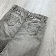 VINTAGE Y2K CLOCKHOUSE DENIM MIDI SKIRT GREY