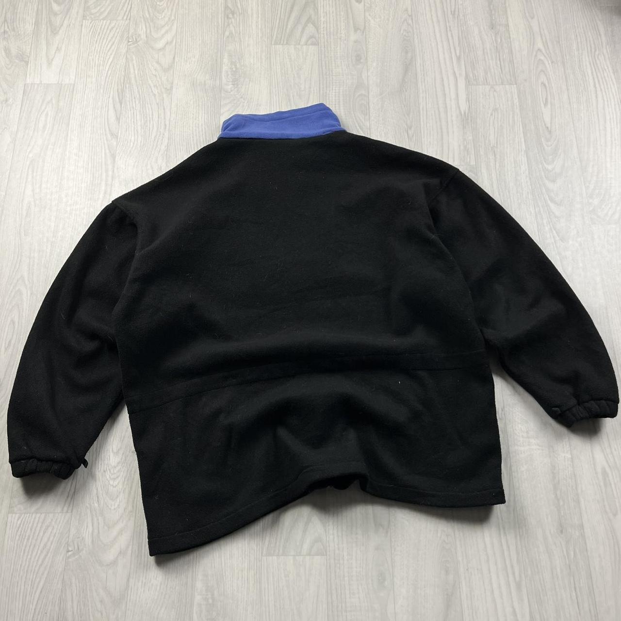 VINTAGE Y2K COLUMBIA ZIP UP TECHNICAL FLEECE BLACK