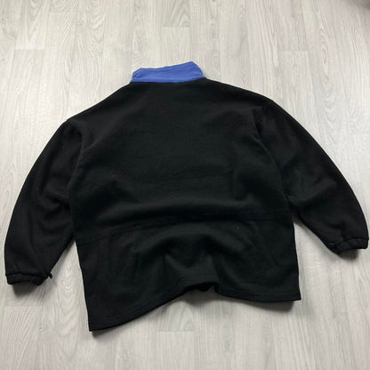VINTAGE Y2K COLUMBIA ZIP UP TECHNICAL FLEECE BLACK