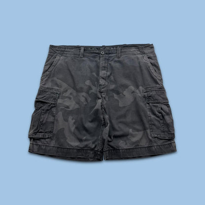 VINTAGE Y2K BAGGY CAMO CARGO SHORTS