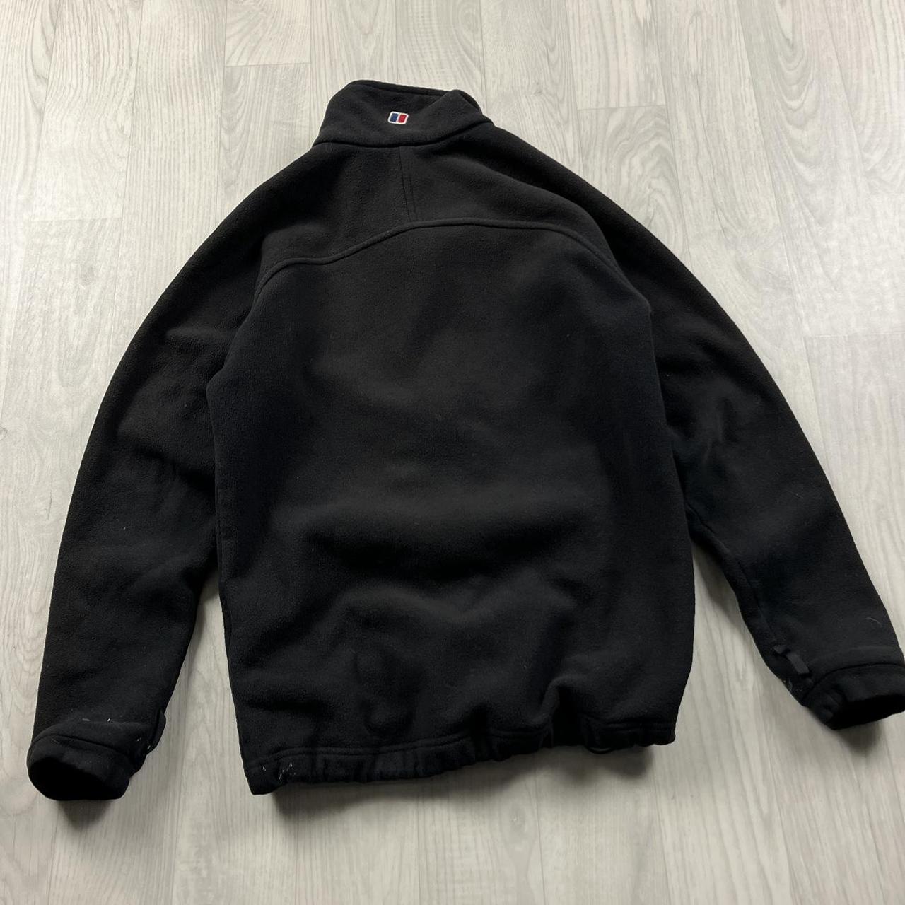 VINTAGE Y2K BERGHAUS ZIP UP TECHNICAL FLEECE BLACK